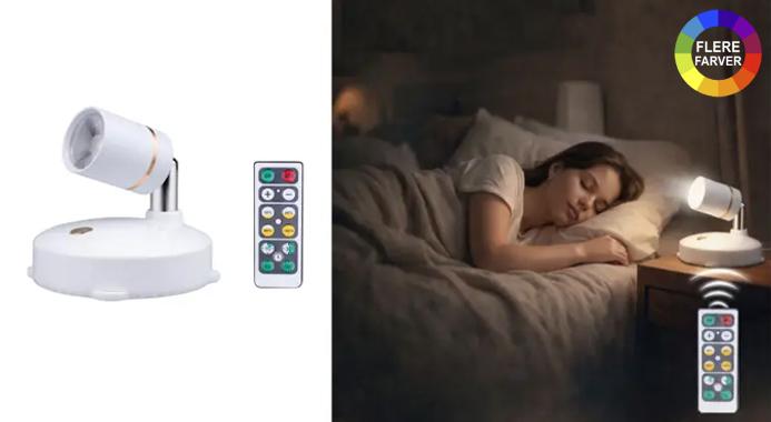 Trådløs og batteridrevet LED-spot, der giver perfekt skabs- og accentbelysning uden ledninger