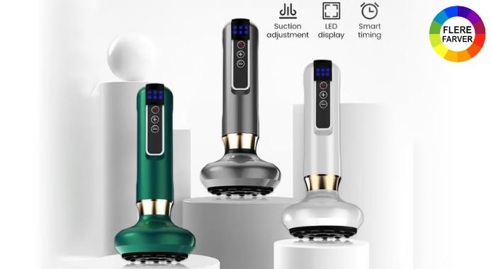 Elektrisk vakuumcupping og anti-cellulite massager - to gearmuligheder