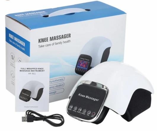 Knæ Massager - Smertelindring med Infrarød Terapi / 10 min pr knæ om dagen - Mærk positiv forandring