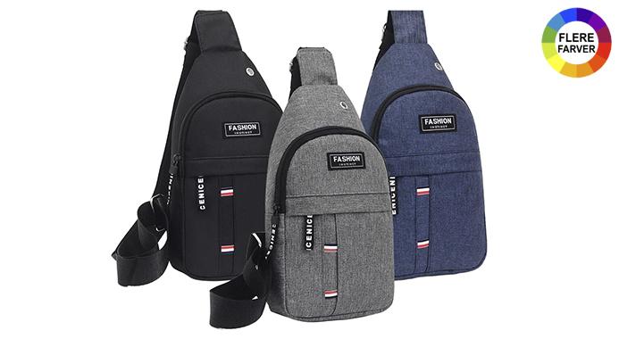 Vandtæt crossbody taske til mænd