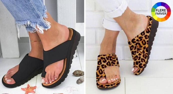 Stilfulde bunion støtte sandaler - komfort & alsidighed