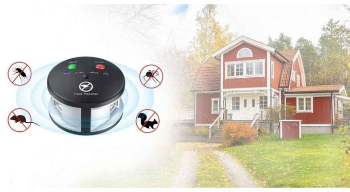 360° skadedyrsafviser til indendørs brug - effektiv mod skadedyr