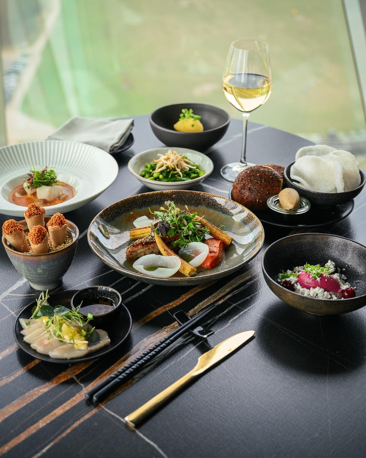 7-Retters Aftenmenu på SUKAIBA