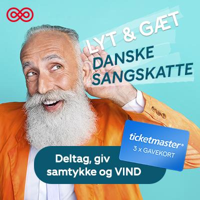 Kender du sangen? Vind gavekort til Ticketmaster