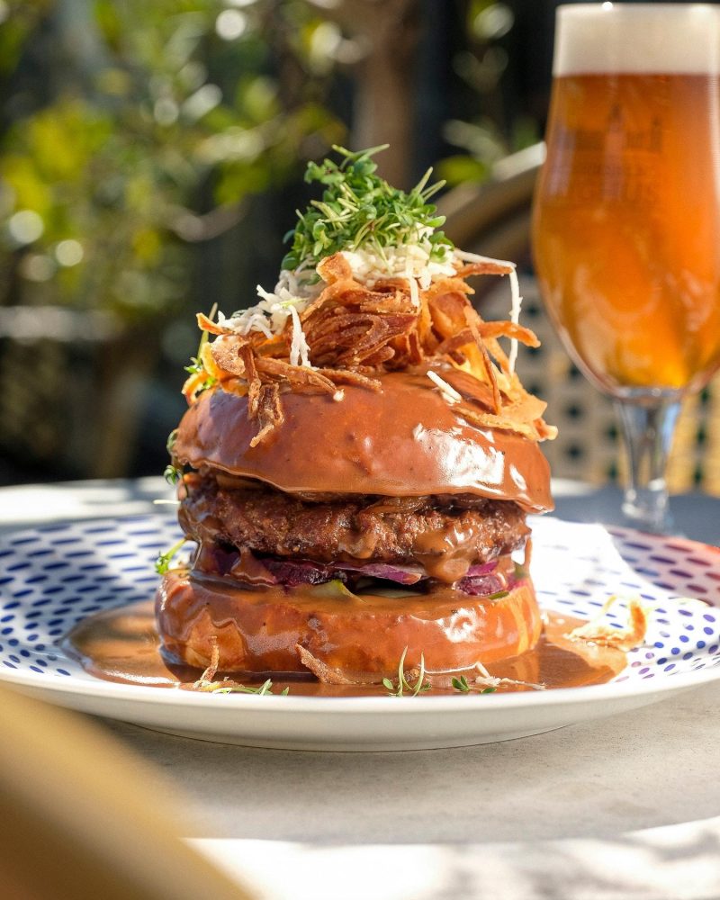 Gourmet Bøfsandwich hos Frederiksberg Rådhuskælder