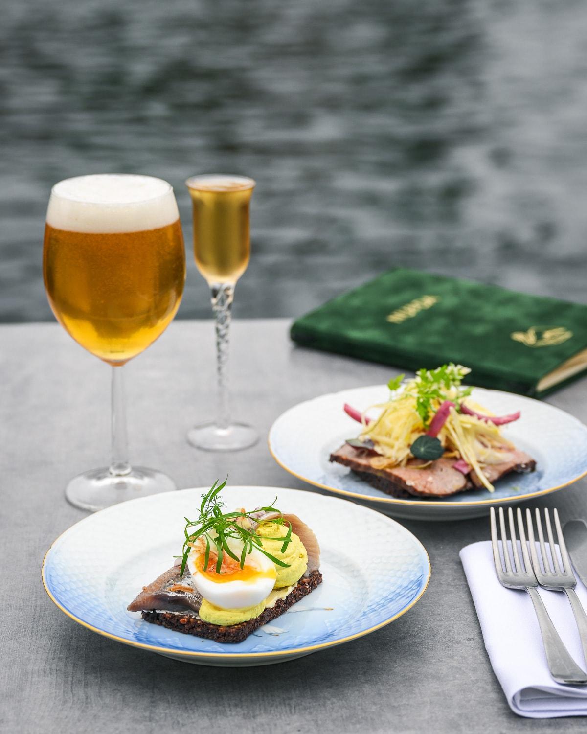 Valgfri 3-retters Frokostmenu på Restaurant NU & DA