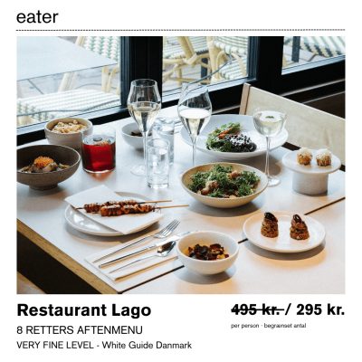 Oplev 8 retters aftenmenu hos Restaurant Lago ved Peblinge Sø