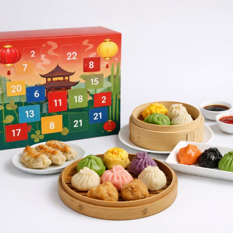 Mystisk dumpling-julekalender med 24 overraskelser