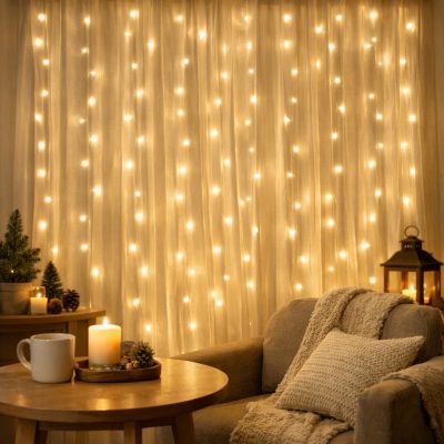 LED-gardinlys til festlig dekoration - skab hygge derhjemme