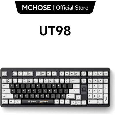 MCHOSE UT98 Retro Gaming Keyboard White