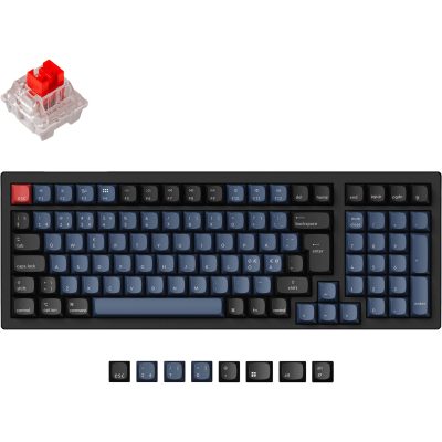 Keychron K4 Pro QMK 96% RGB Hotswap K Pro Red Wireless Keyboard (Nordic)
