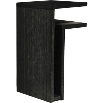 Maze Interior F-Shelf Højre Sengebord Egefinér Sort Væghylde 21cm