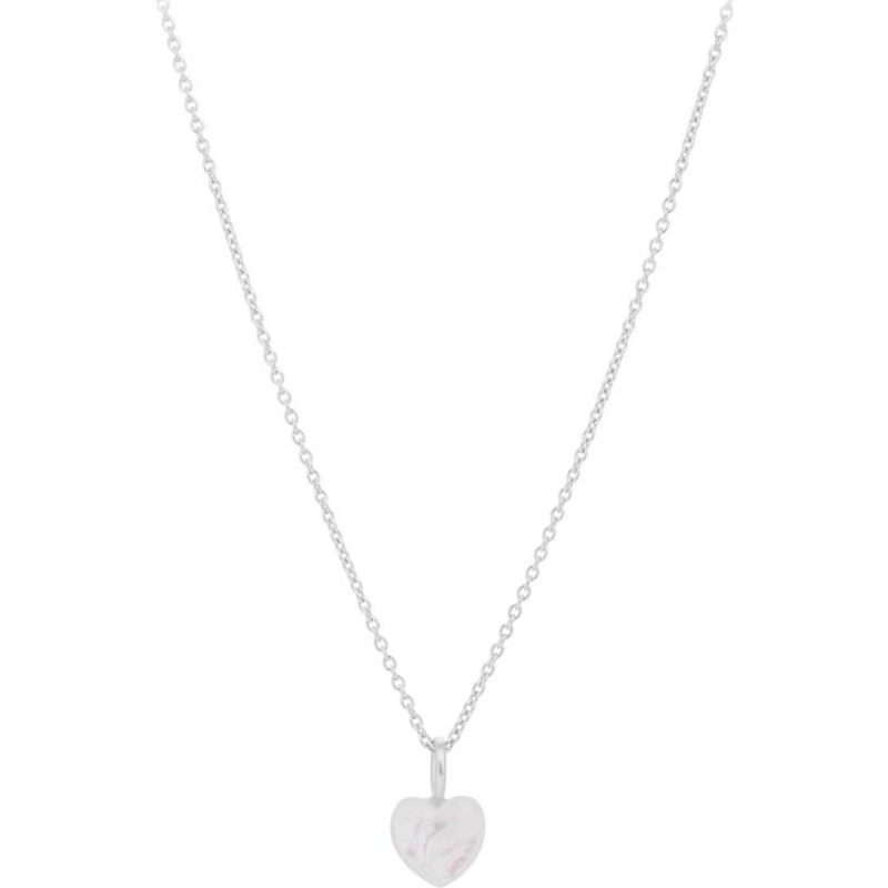 Pernille Corydon Ocean Heart Necklace - Silver/Mother of Pearl