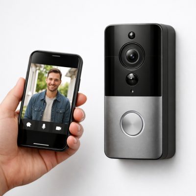 WiFi Videodørklokke med HD-kamera - Sikkerhed til dit hjem