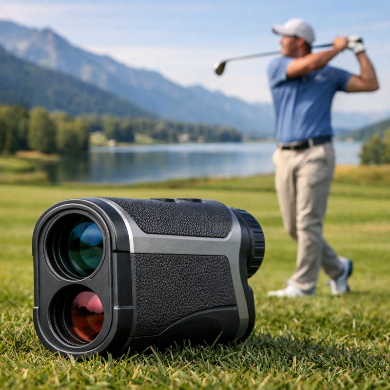 Præcis golfafstandsmåler til golfspillere - få det bedste ud af dit spil!