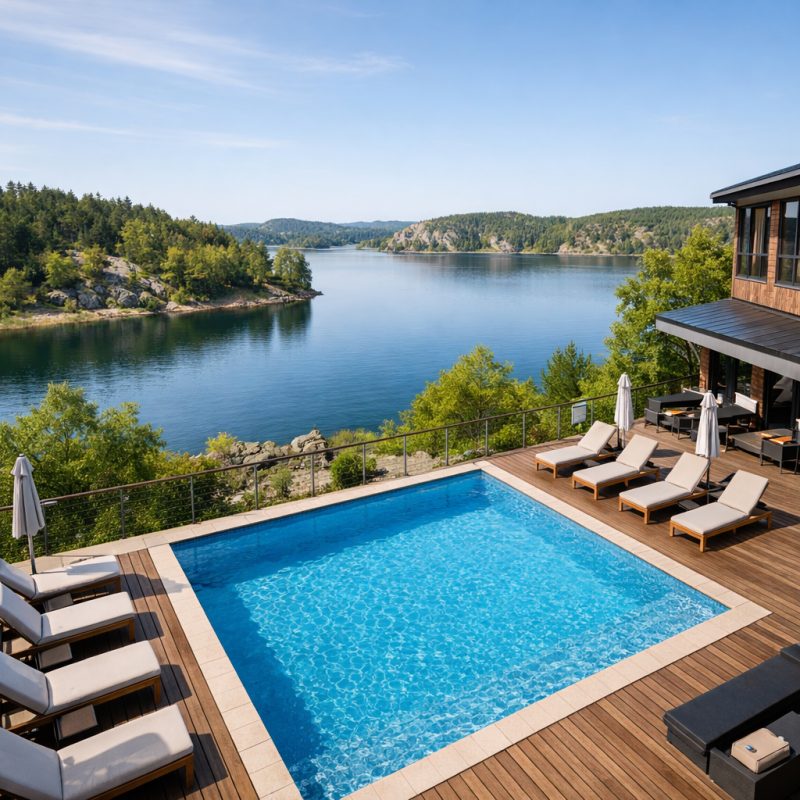 Ophold med morgenmad og spa hos Vann Spa, Hotell & Konferens i Brastad