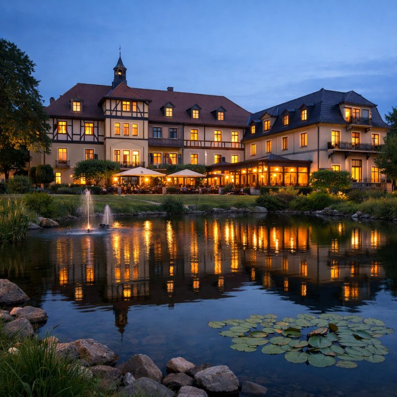 Ophold med 2-retters menu på Hotel am Schloß Apolda i Apolda