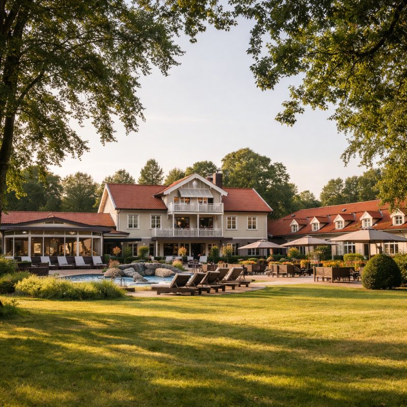 Aktiv ferie med spa og 2-retters menu hos Lundsbrunn Resort & Spa i Lundsbrunn
