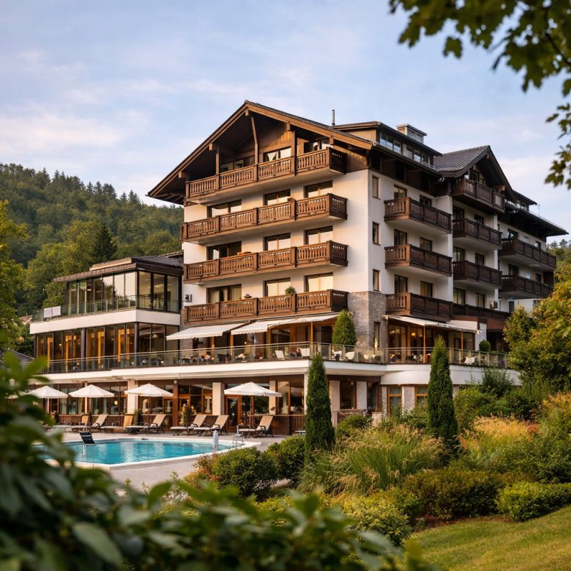 Wellnessophold med pool på Parkhotel Luise i Bad Herrenalb