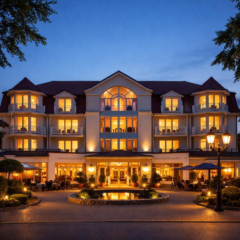 2 overnatninger med middag på Morada Hotel Arendsee i Ostseebad Kühlungsborn