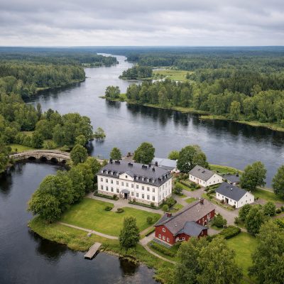 Ophold med morgenbuffet og middag på Gysinge Herrgård