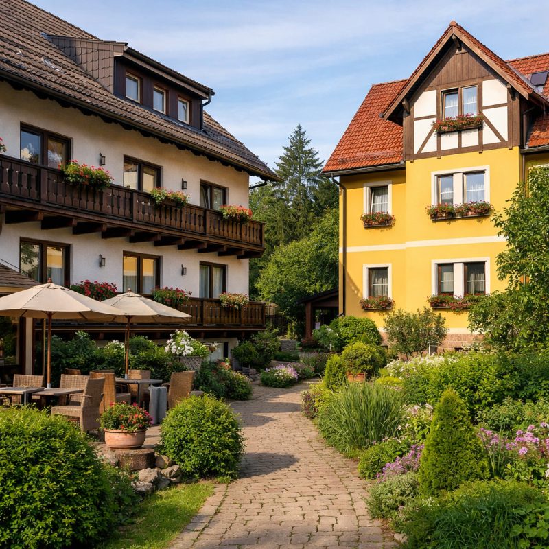 Ophold med 3-retters menu på Hotel im Kräutergarten i Cursdorf
