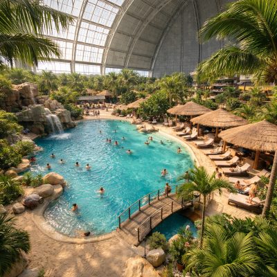 Overnatning med morgenmad hos Tropical Islands i Krausnick