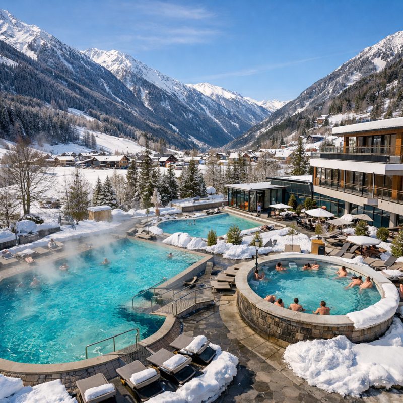 Wellness-ophold med solbad i smart Hotel i Dorfgastein