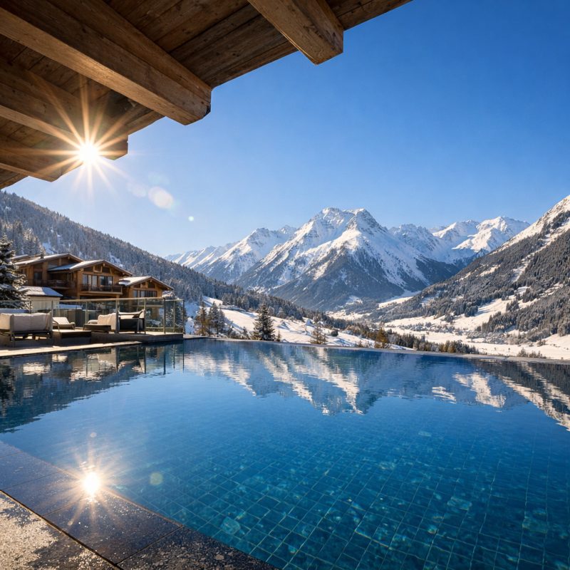 Ophold med halvpension hos MY ALPENWELT Resort i Wald im Pinzgau