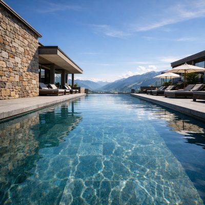 Ophold i stilfulde Zillertal Suites i Fügen med wellness