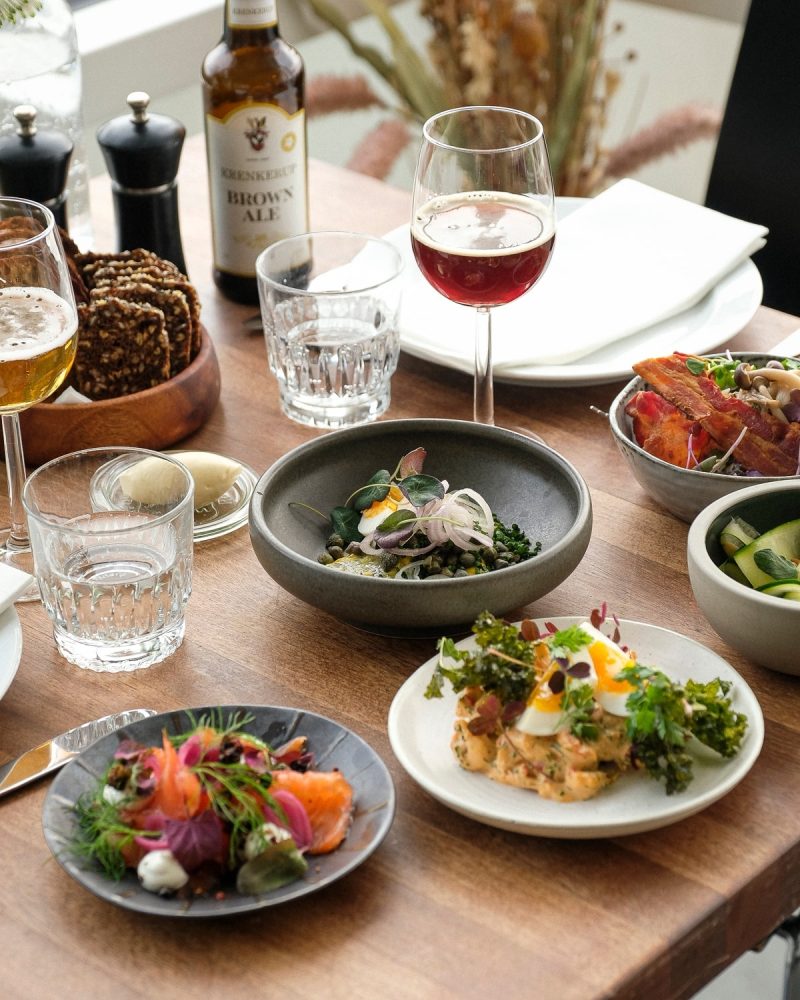 5-retters Gourmetfrokost med havudsigt på Restaurant Charlottenlund Fort