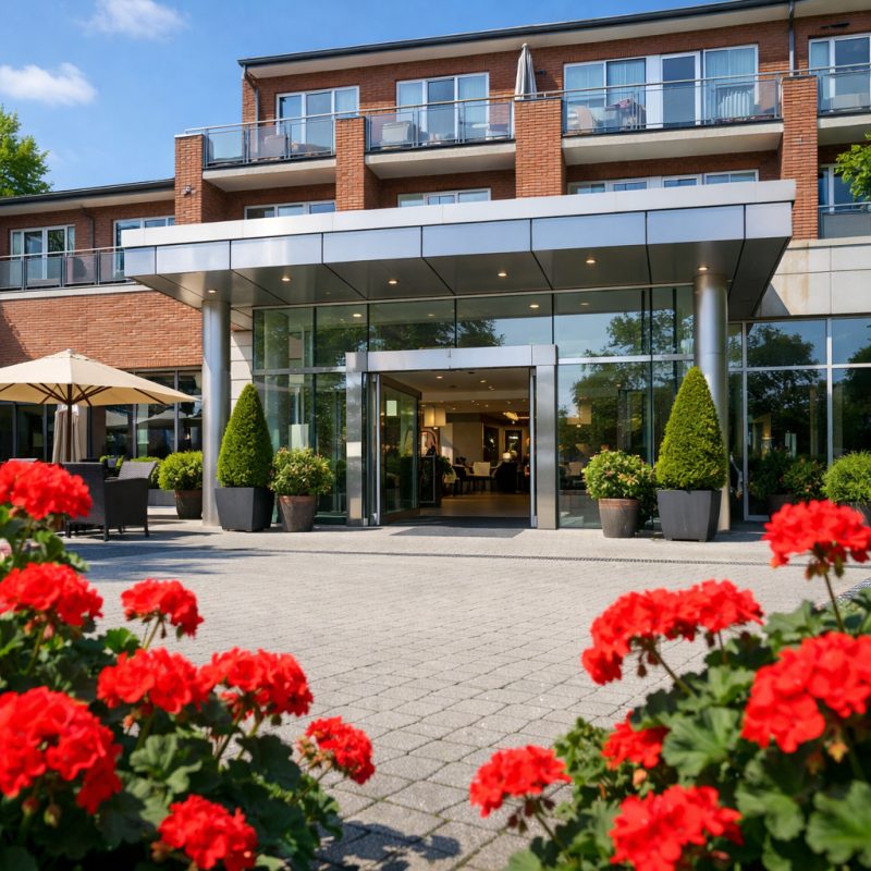 Ophold med morgenmad på Hotel Heidehof i Büdelsdorf