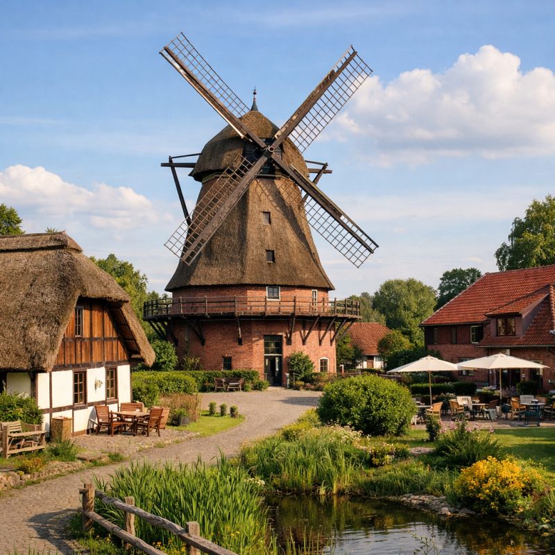 Ophold med morgenmad på Landhotel Lewitz Mühle i Banzkow