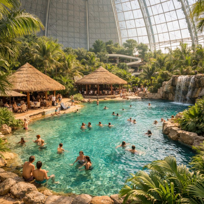 Ophold i Europas største tropeverden - Tropical Islands