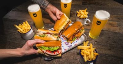 Burgers or a Sub with Fries at BrewDog (Upminster) for 1 or 2 People