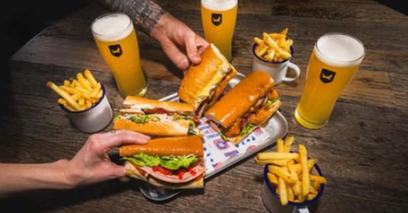 Burgers or a Sub with Fries at BrewDog (Upminster) for 1 or 2 People