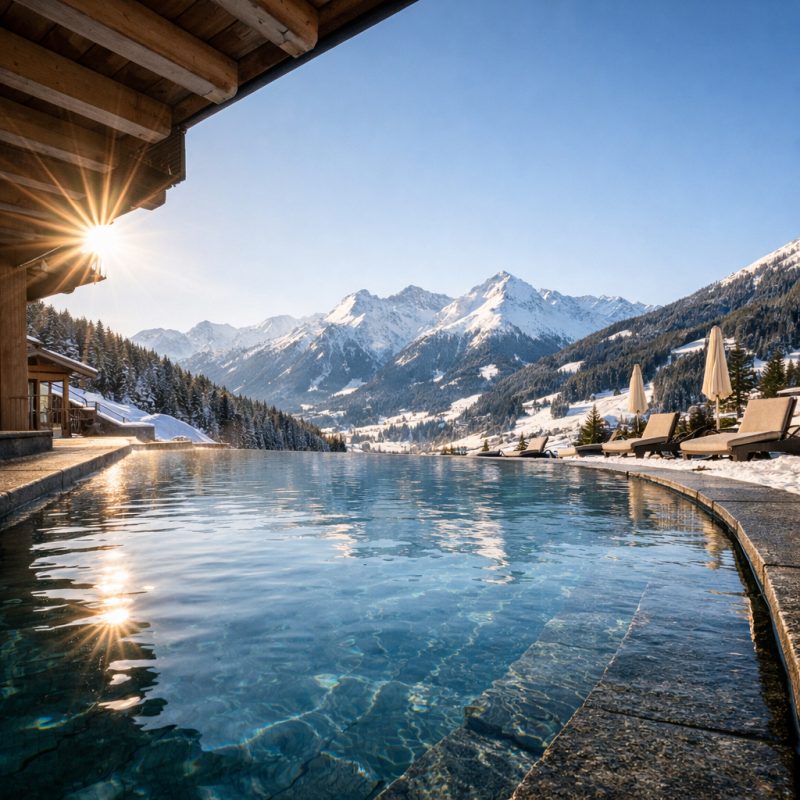 Ophold med halvpension på MY ALPENWELT Resort i Wald im Pinzgau