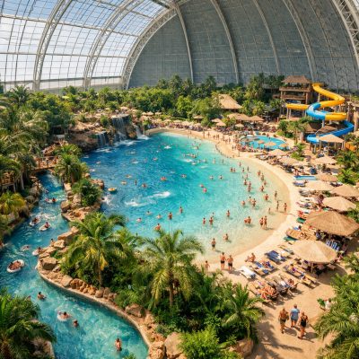 Ophold med morgenmad på Tropical Islands i Krausnick