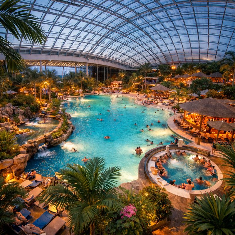 Ophold med morgenmad og adgang til Therme Erding i Erding