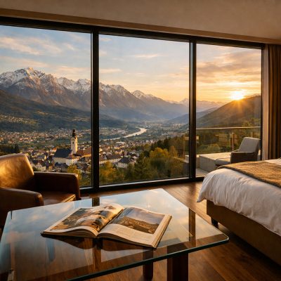 Ophold med wellness og naturoplevelser på Parkhotel Hall i Hall i Tyrol