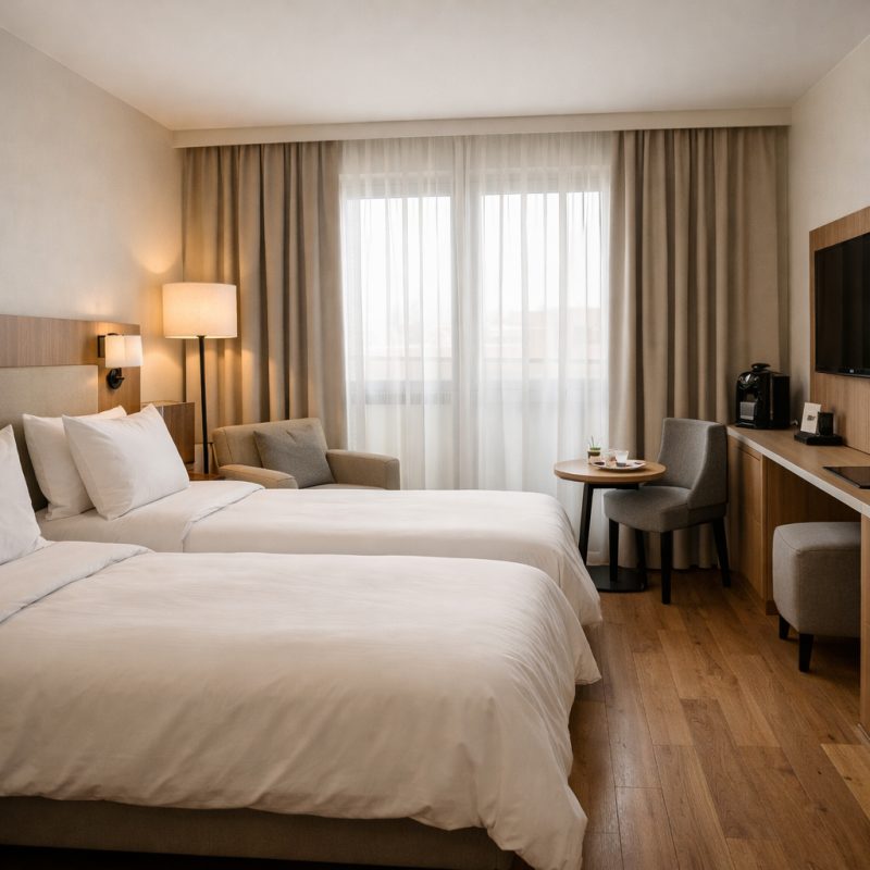 Stilfuldt ophold med morgenbuffet på Mercure Paris Saint-Ouen