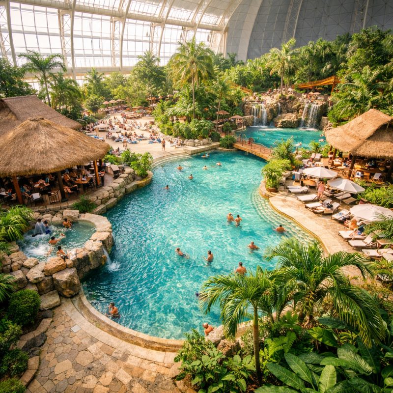 Dagsbillet til Tropical Islands i Krausnick - Oplev tropisk paradis