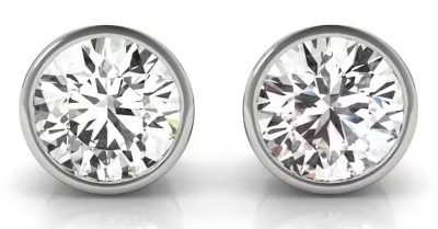 0.50ct Lab-Created Diamond Stud Earrings from Sunshine Diamonds