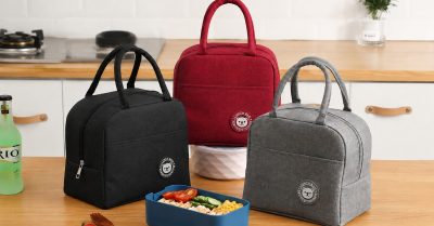 Affinity Insulated Lunch Bag with Carry Handles and Secure Zip