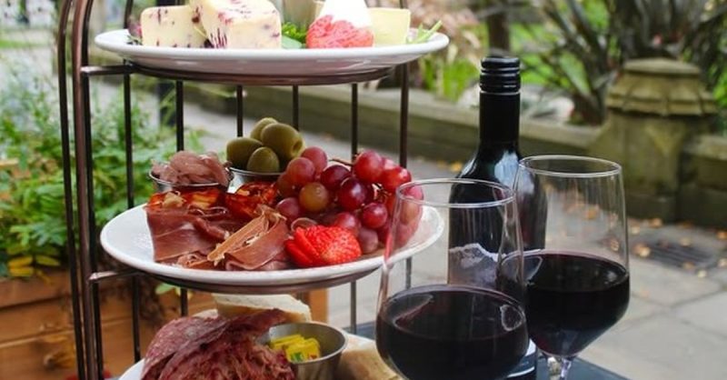 Cheese & Charcuterie Platter with Drinks at The Mitre Hotel Manchester Non Accommodation