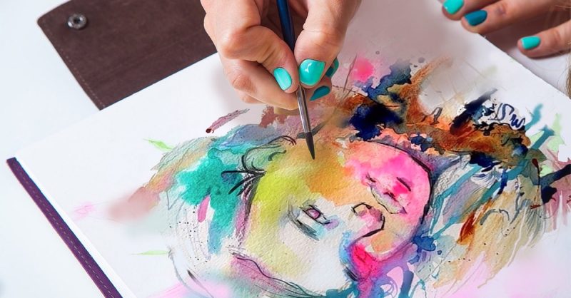 Beginner's Abstract Portrait Painting Course at Sasha Budhai Art