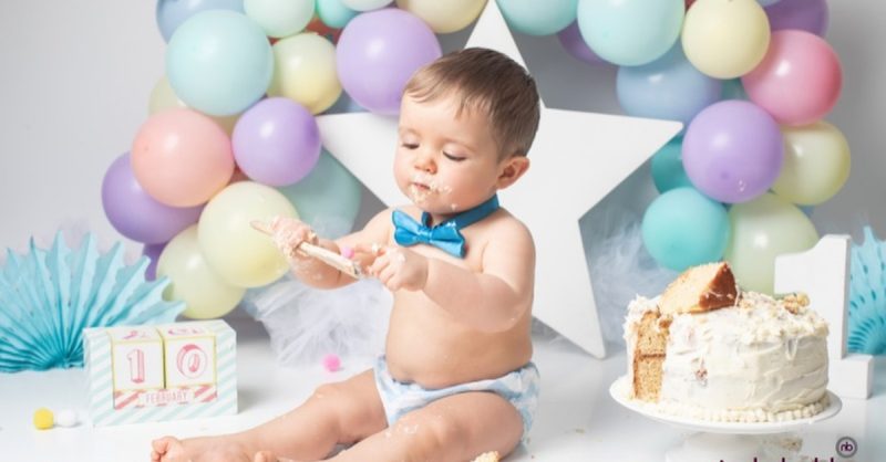 1.5-Hour Cake or Fruit Smash Photoshoot at Nicola Bald Photography