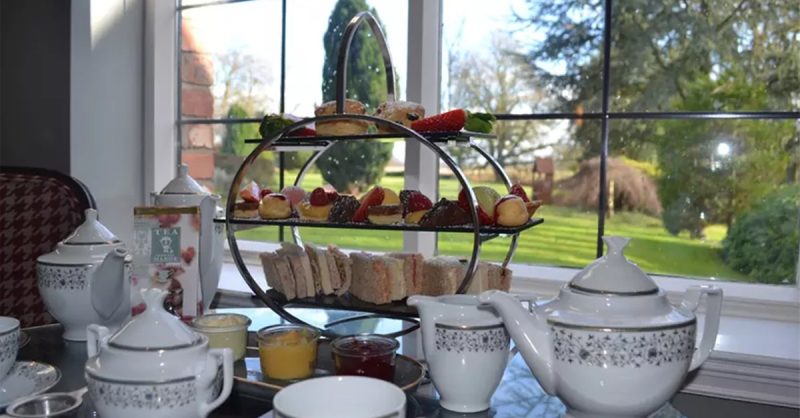 Indulge in Luxury Afternoon Tea with Prosecco at Crabwall Manor