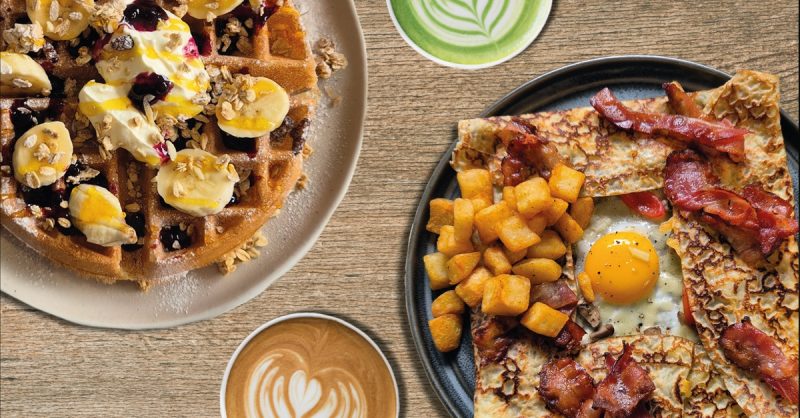 Delicious Breakfast Crepes or Waffles at Crêpeaffaire