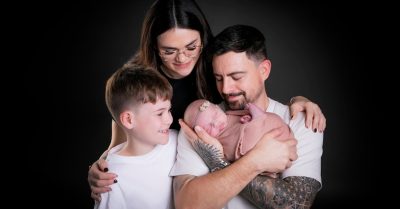Family Photoshoot with Framed Images at ZigZag Photography